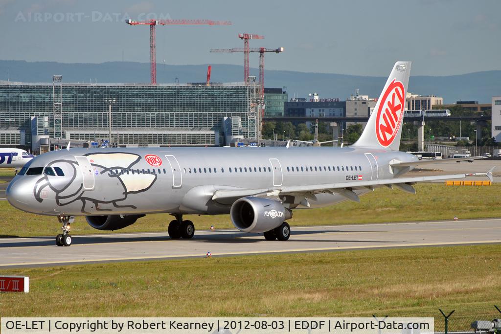 OE-LET, 2009 Airbus A321-211 C/N 3830, Taxiing out for departure