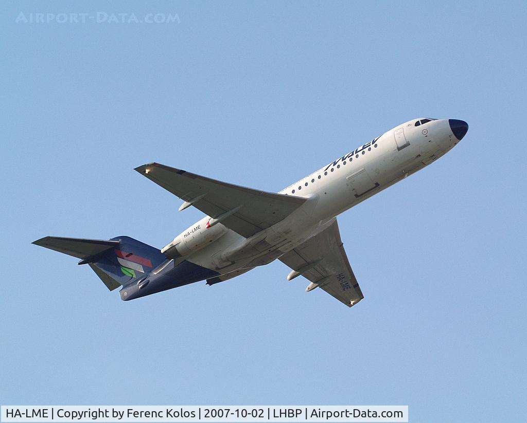 HA-LME, 1996 Fokker 70 (F-28-0070) C/N 11575, Ferihegy