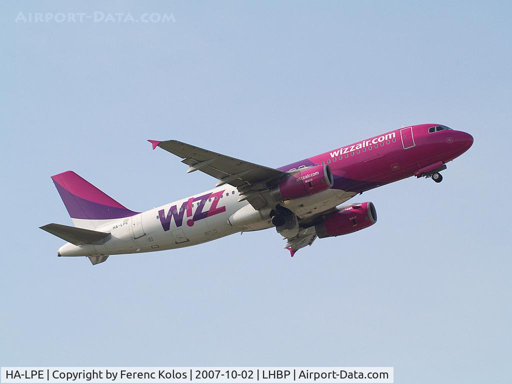 HA-LPE, 2002 Airbus A320-233 C/N 1892, Ferihegy