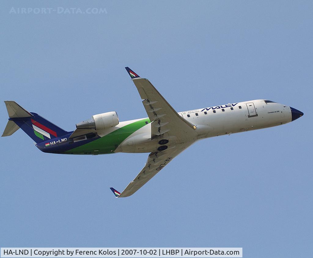 HA-LND, 2003 Bombardier CRJ-200ER (CL-600-2B19) C/N 7807, Ferihegy