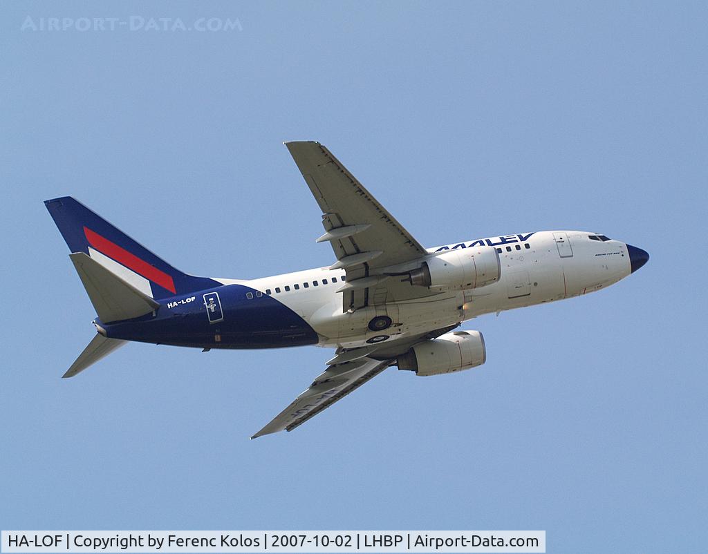 HA-LOF, 2003 Boeing 737-6Q8 C/N 29348, Ferihegy