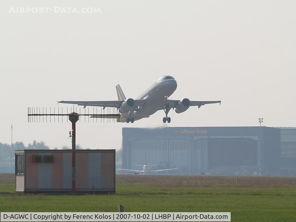 D-AGWC, 2006 Airbus A319-132 C/N 2976, Ferihegy
