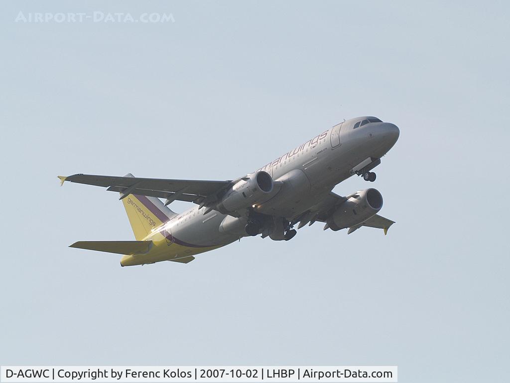 D-AGWC, 2006 Airbus A319-132 C/N 2976, Ferihegy