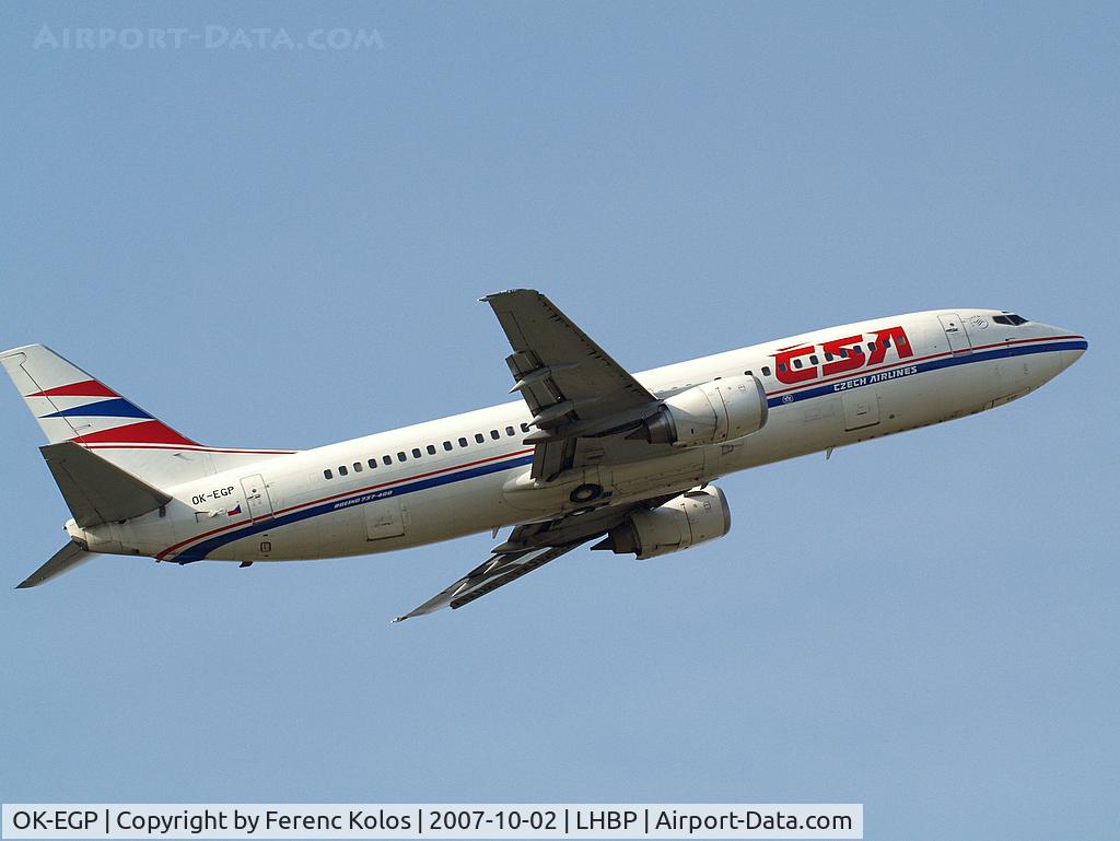 OK-EGP, 1999 Boeing 737-45S C/N 28476, Ferihegy
