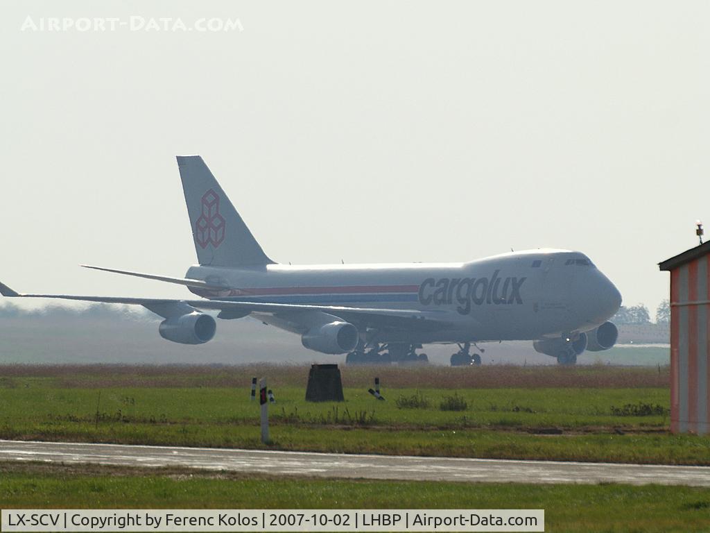 LX-SCV, 2001 Boeing 747-4R7F/SCD C/N 29733, Ferihegy
