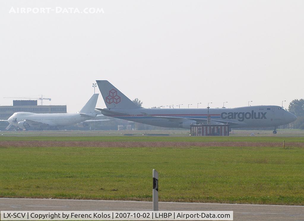 LX-SCV, 2001 Boeing 747-4R7F/SCD C/N 29733, Ferihegy
