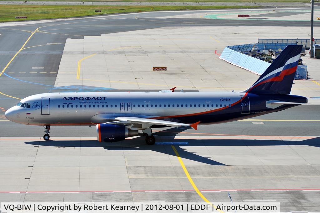 VQ-BIW, 2011 Airbus A320-214 C/N 4579, Taxiing in to parking