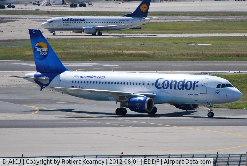 D-AICJ, 2001 Airbus A320-212 C/N 1402, Taxiing in after arrival