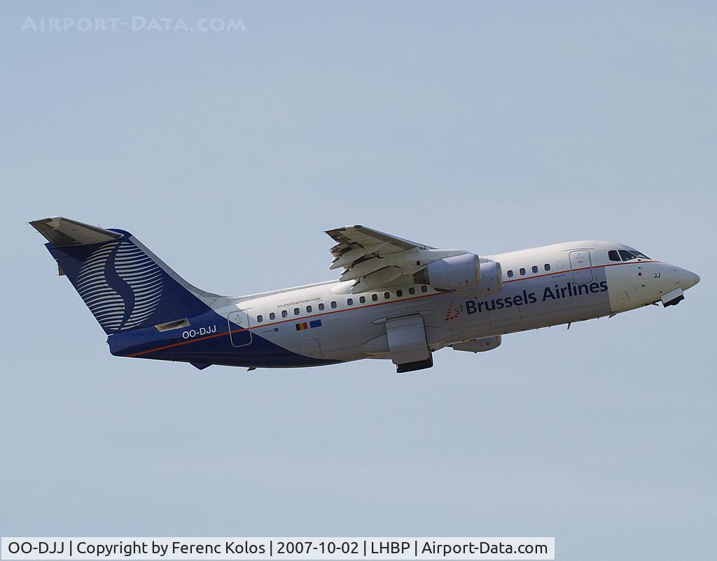 OO-DJJ, 1991 British Aerospace BAe.146-200 C/N E2196, Ferihegy