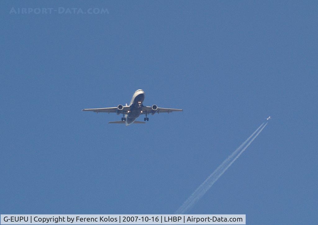 G-EUPU, 2000 Airbus A319-131 C/N 1384, Ferihegy