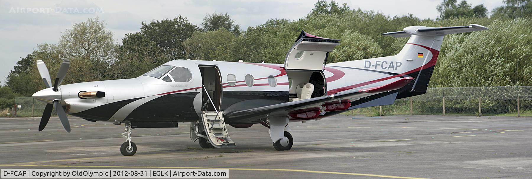 D-FCAP, 2007 Pilatus PC-12/47 C/N 843, Ready for embarkation