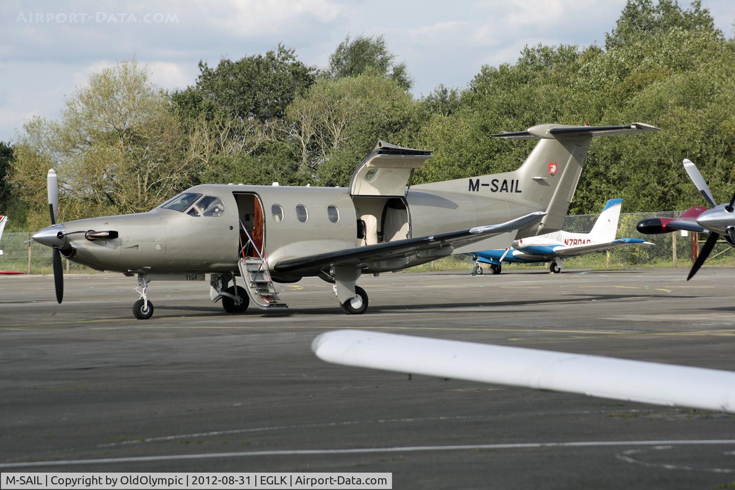 M-SAIL, 2009 Pilatus PC-12/47E C/N 1154, Ready to board