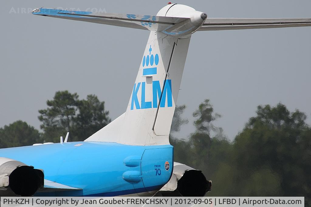 PH-KZH, 1997 Fokker 70 (F-28-0070) C/N 11583, KLM to AMS