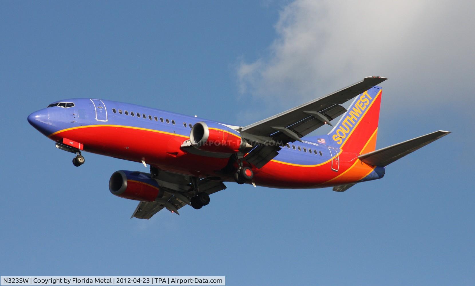 N323SW, 1987 Boeing 737-3H4 C/N 23344, Southwest 737