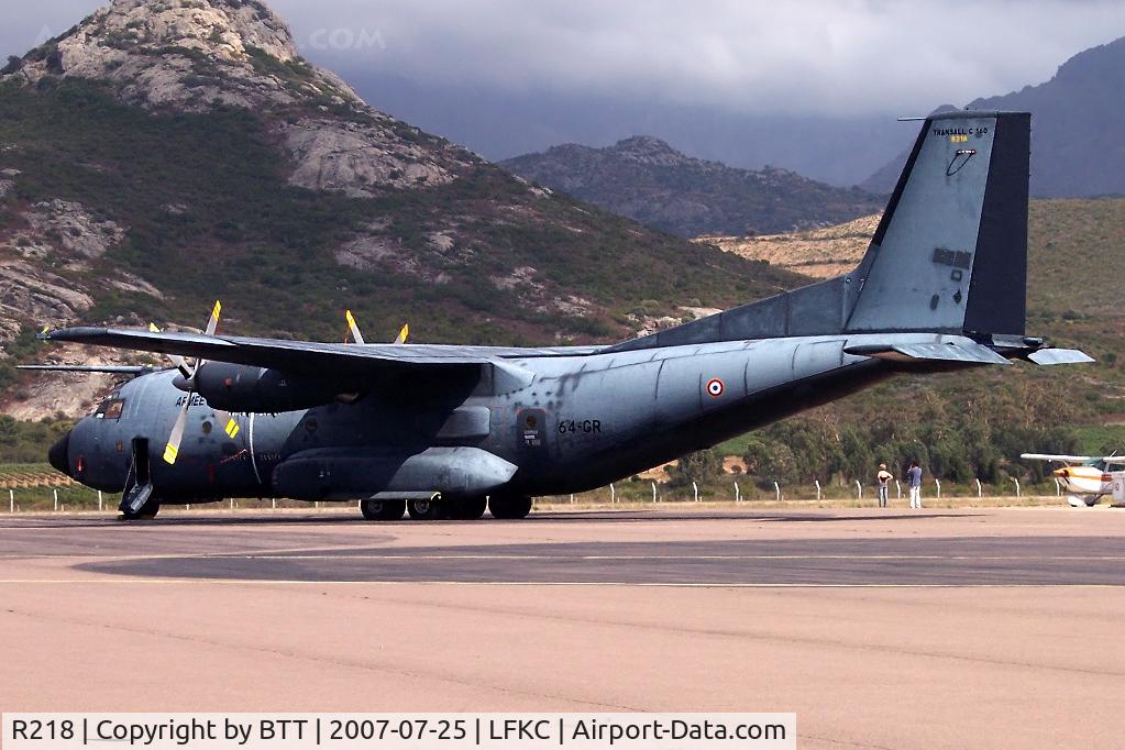 R218, Transall C-160R C/N 221, Parking Calvi