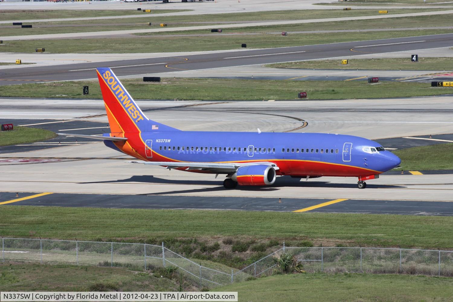 N337SW, 1988 Boeing 737-3H4 C/N 23959, Southwest 737