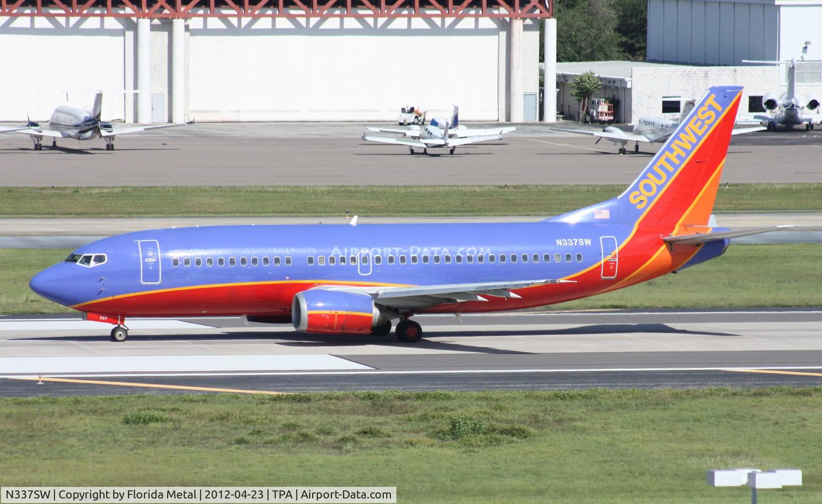 N337SW, 1988 Boeing 737-3H4 C/N 23959, Southwest 737