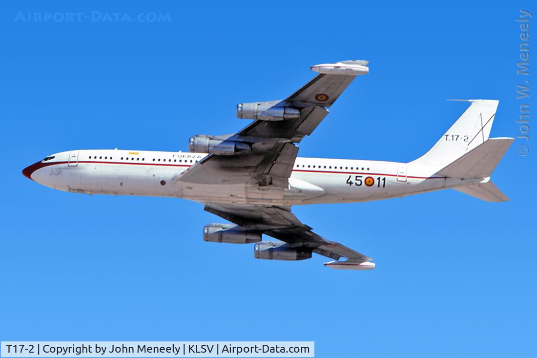 T17-2, 1964 Boeing 707-331C C/N 18757, Spanish AF 707 at Nellis AFB, NV, in March 1997