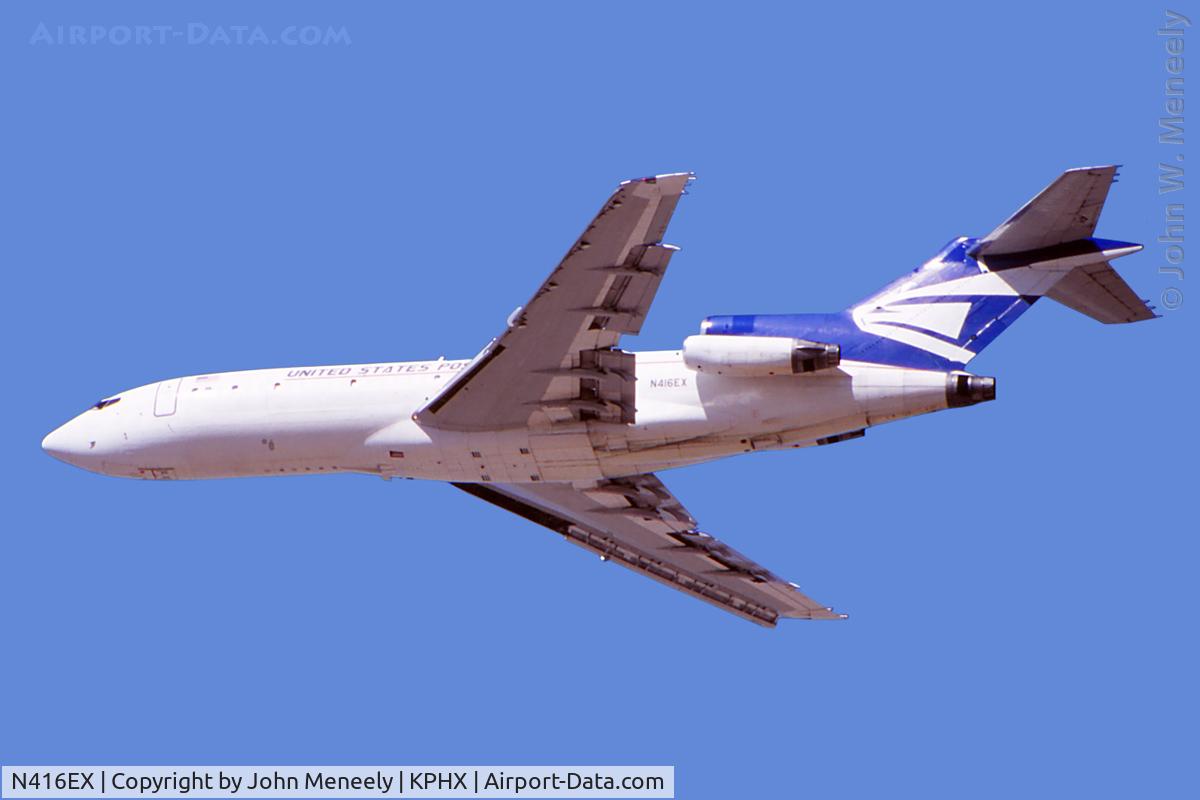 N416EX, 1967 Boeing 727-51C C/N 19287, Departing from PHX in Nov. 1998