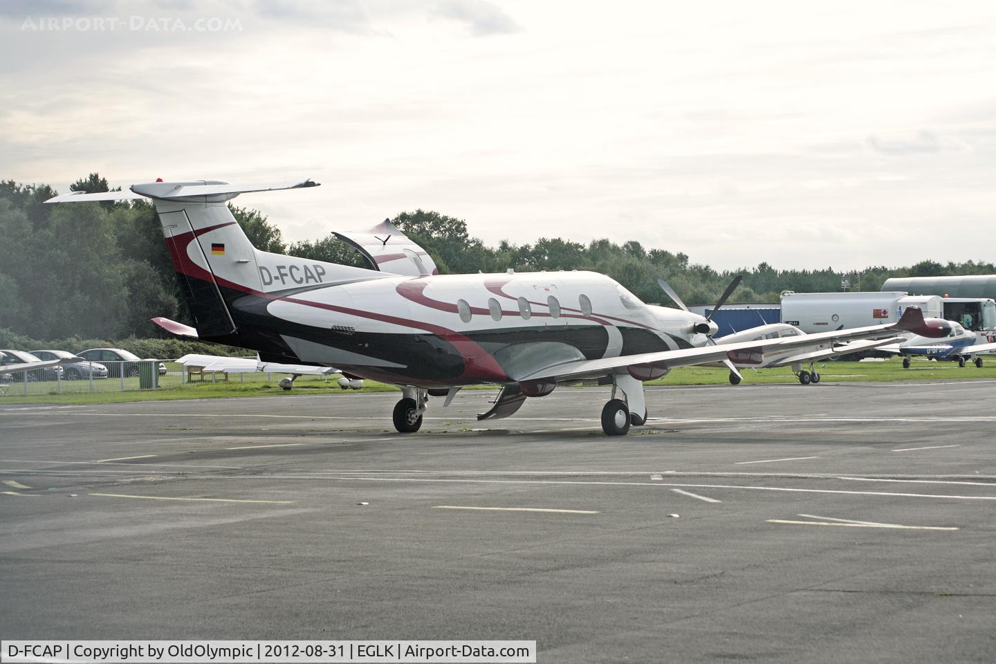 D-FCAP, 2007 Pilatus PC-12/47 C/N 843, Starboard side view