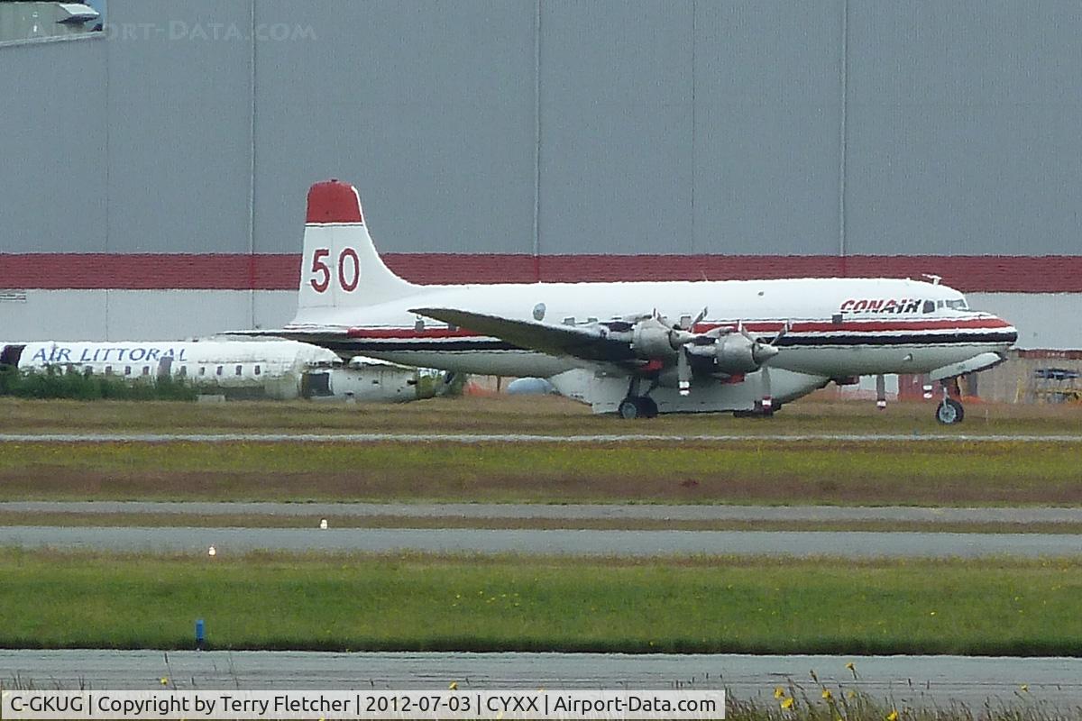 C-GKUG, 1957 Douglas DC-6B C/N 45177, 1957 Douglas DC-6B, c/n: 45177 at Abbotsford