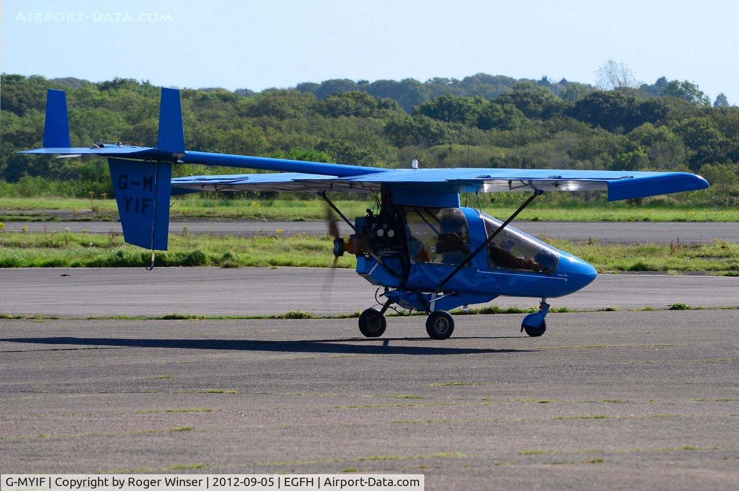 G-MYIF, 1993 CFM Shadow Series CD C/N 217, Visiting Shadow microlight 'Baby Blue'.