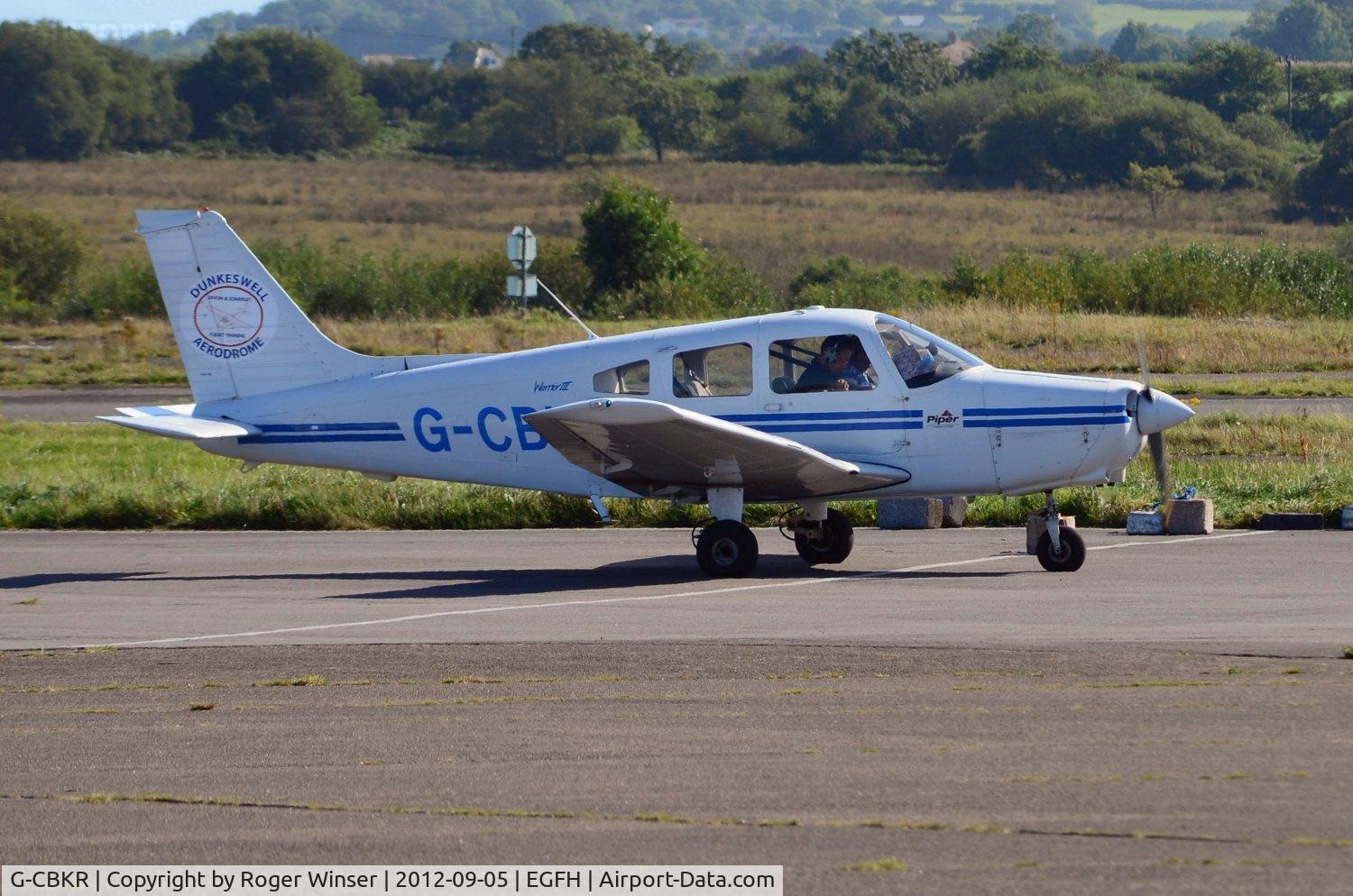 G-CBKR, 2002 Piper PA-28-161 Warrior III C/N 2842143, Visiting Cherokee Warrior III. Previously registered N5334N.