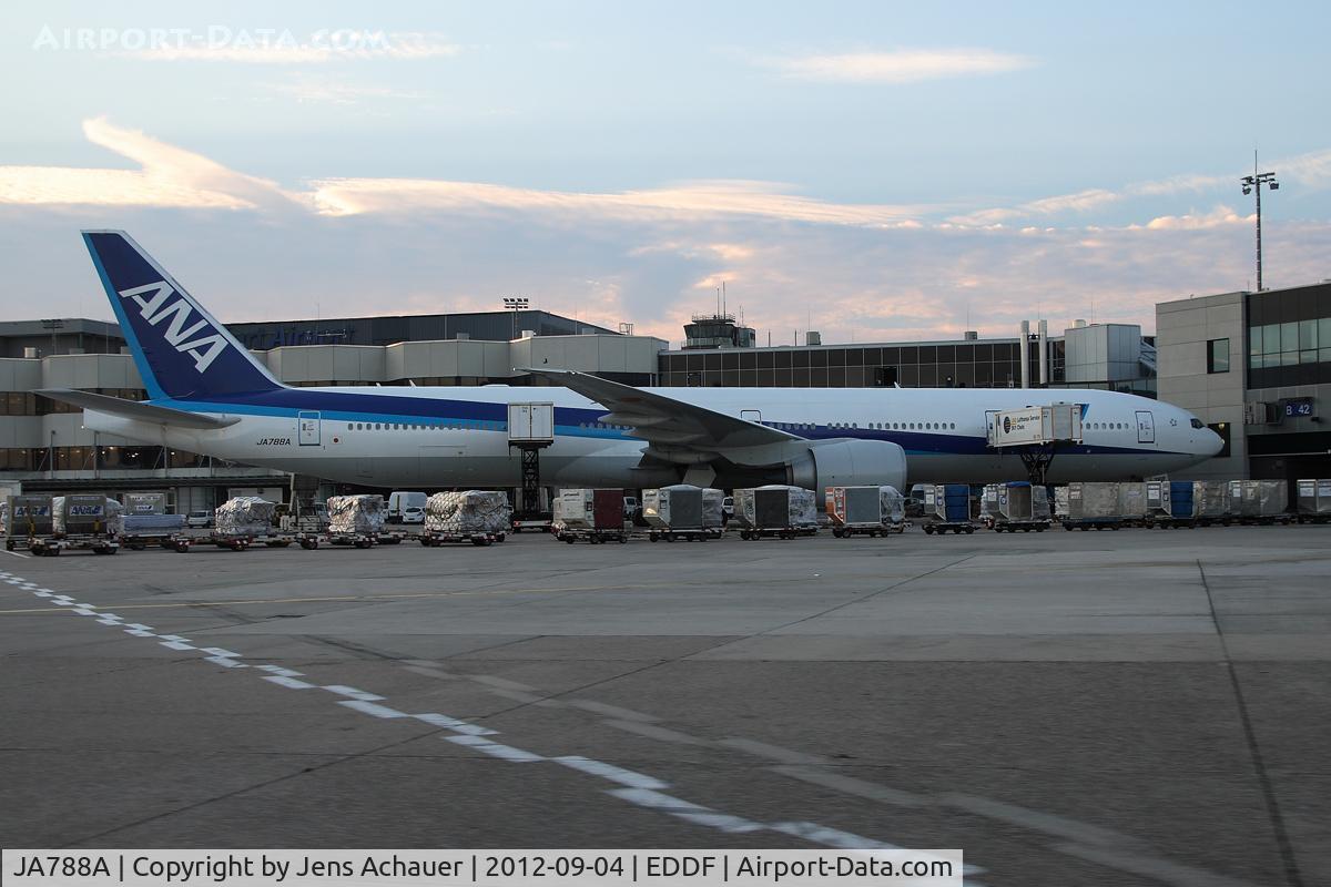 JA788A, 2010 Boeing 777-381/ER C/N 40686, gate ...