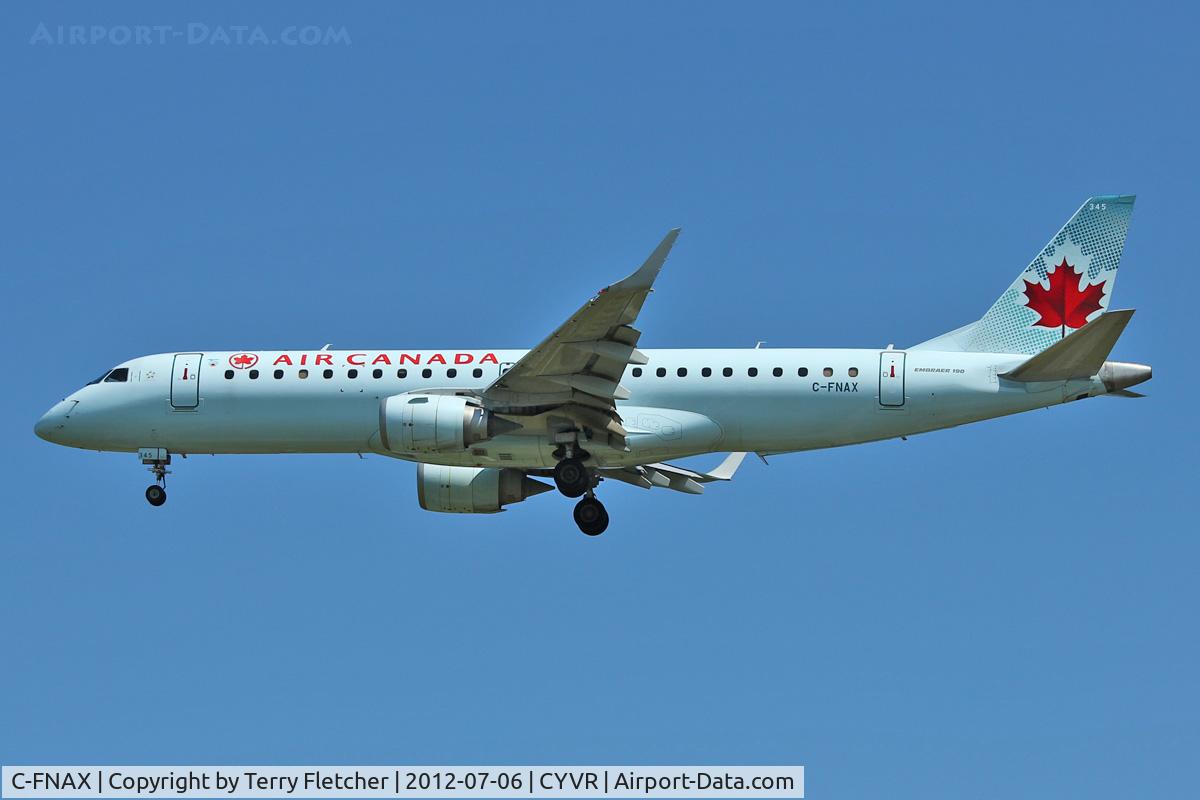 C-FNAX, 2008 Embraer 190AR (ERJ-190-100IGW) C/N 19000151, 2008 Embraer ERJ 190-100 IGW, c/n: 19000151