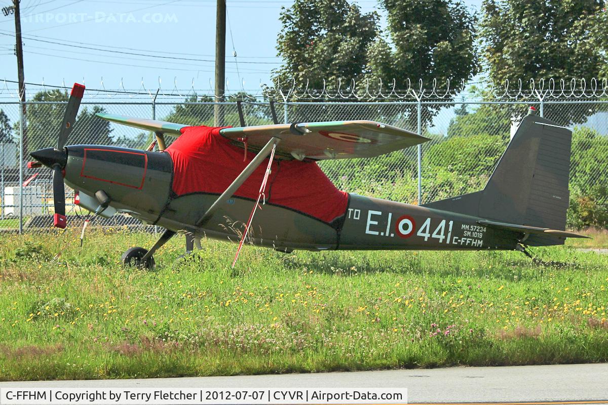 C-FFHM, 1979 SIAI-Marchetti SM-1019E C/N 1-042, 1979 Siai-Marchetti SM1019, c/n: 042 at Vancouver Int