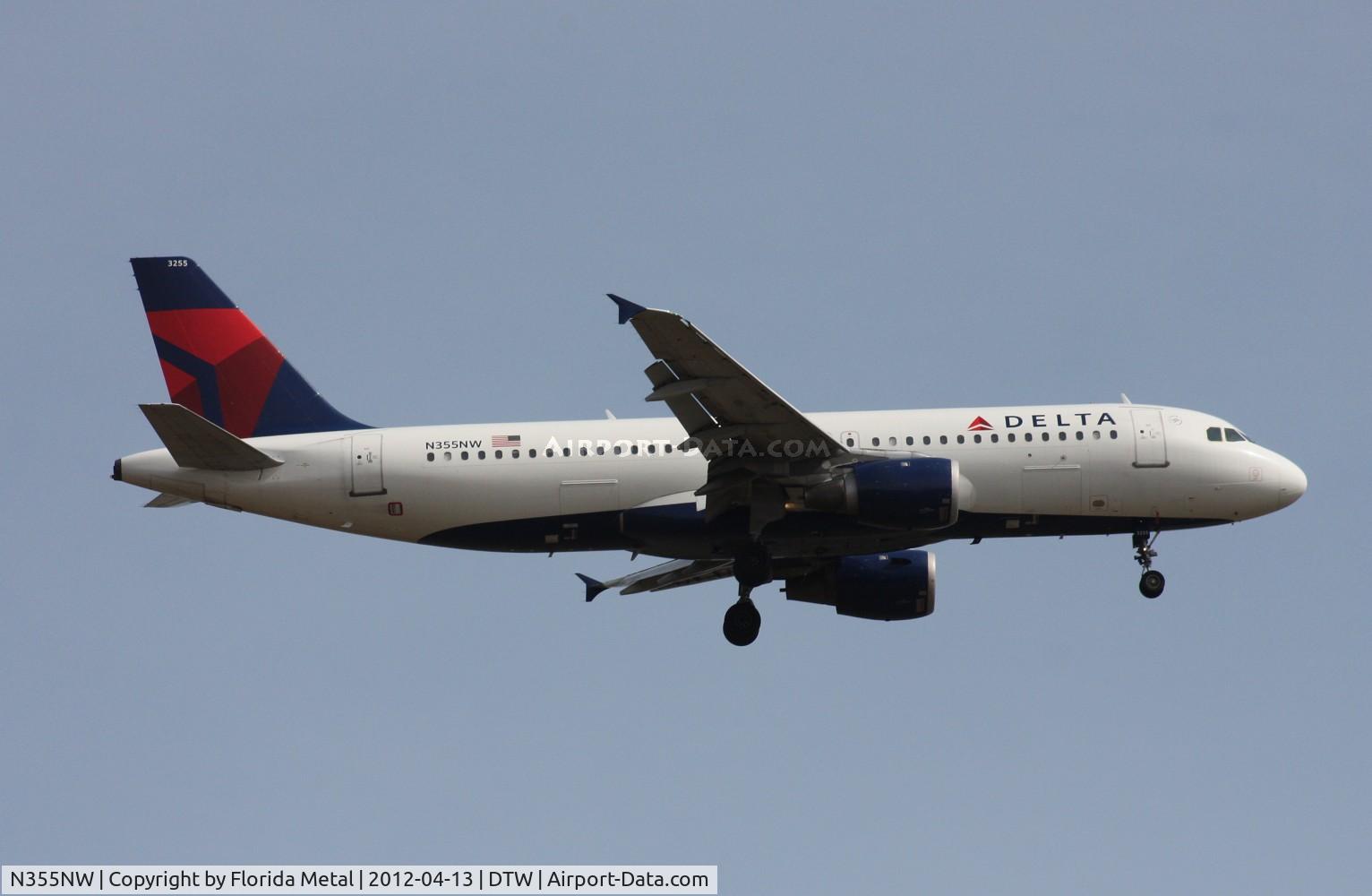N355NW, 1998 Airbus A320-212 C/N 807, Delta A320