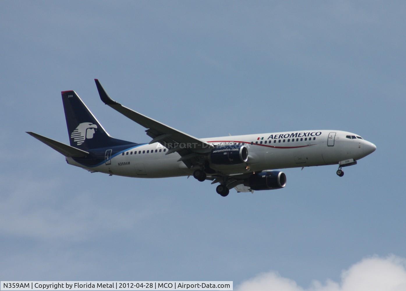 N359AM, 2001 Boeing 737-8CX C/N 32359, Aeromexico 737-800