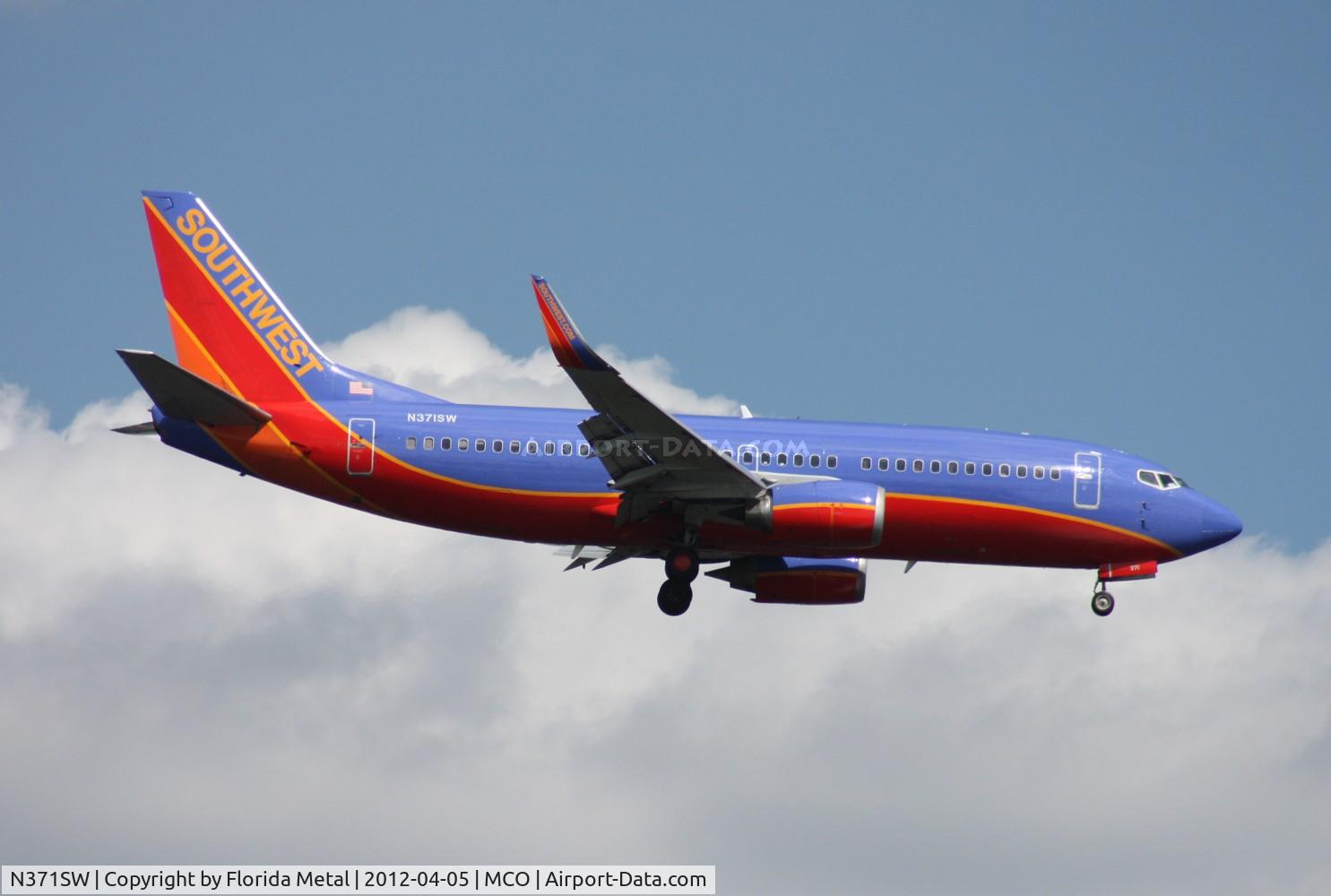 N371SW, 1993 Boeing 737-3H4 C/N 26598, Southwest 737