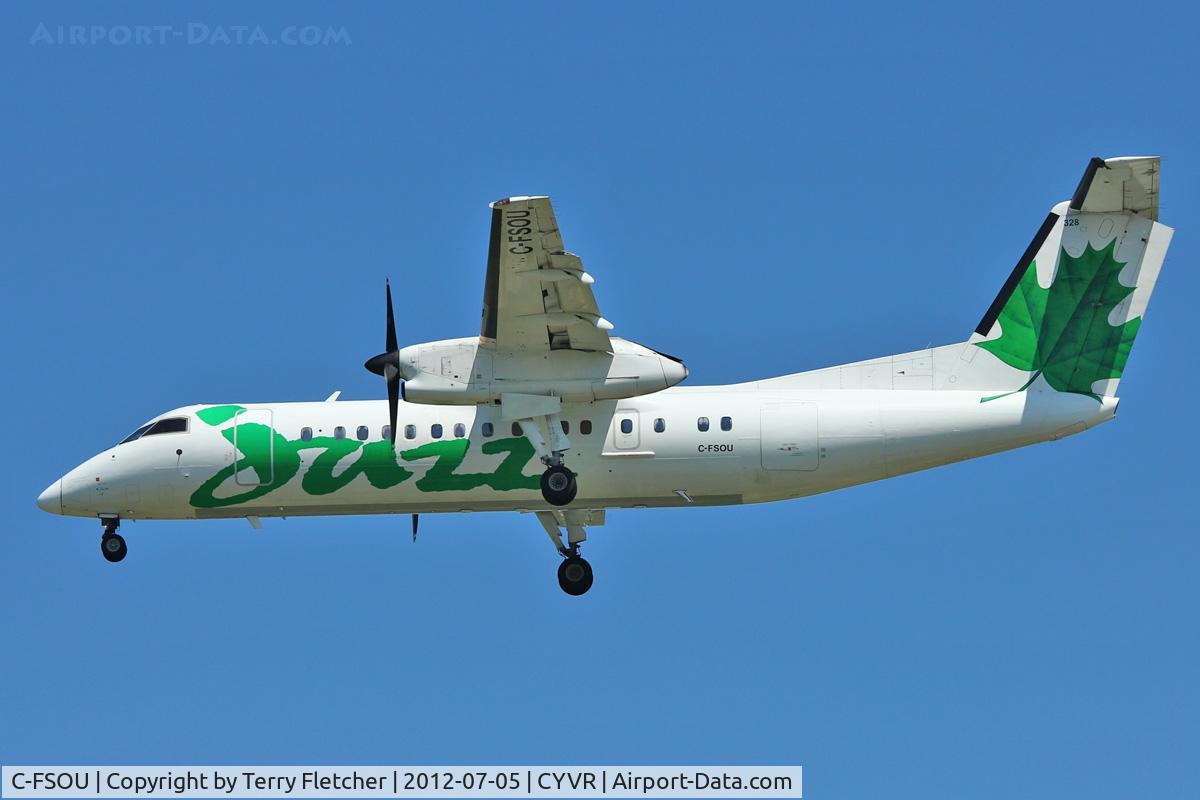 C-FSOU, 1992 De Havilland Canada DHC-8-311 Dash 8 C/N 342, 1992 De Havilland Canada DHC-8-311, c/n: 342
