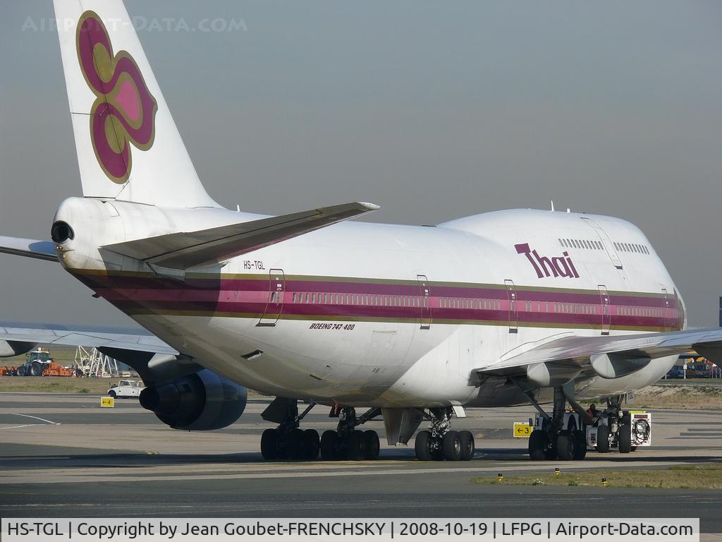 HS-TGL, 1991 Boeing 747-4D7 C/N 25366, THA [TG] Thai Airways International