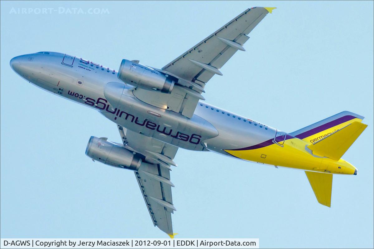 D-AGWS, 2012 Airbus A319-132 C/N 4998, Airbus A319-132,