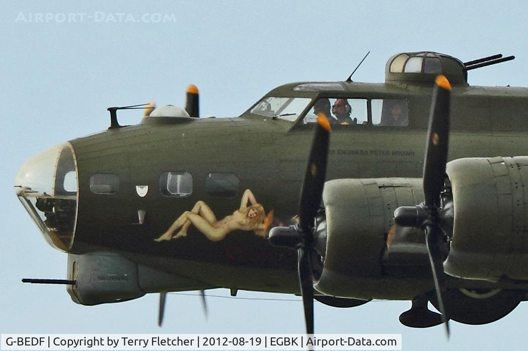 G-BEDF, 1944 Boeing B-17G Flying Fortress C/N 8693, G-BEDF (Sally B), 1944 Boeing B-17G, c/n: 44-85784