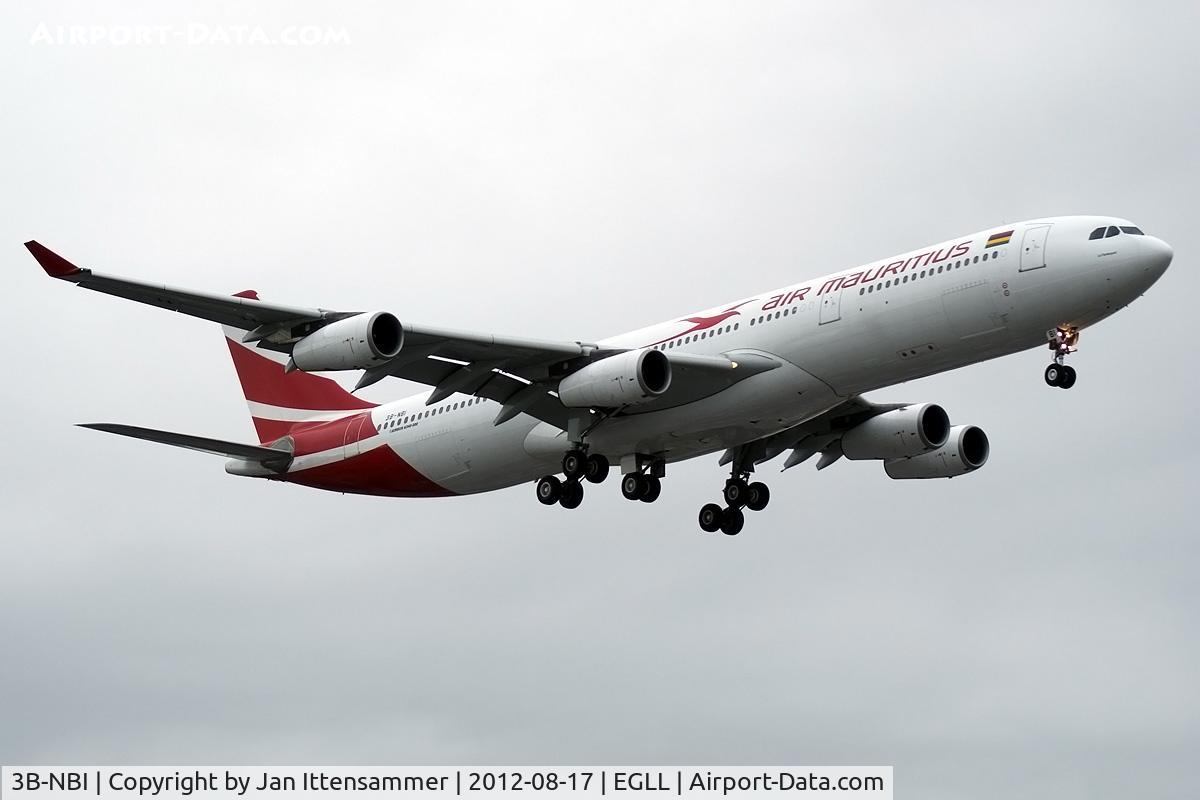 3B-NBI, 2006 Airbus A340-313X C/N 793, 3B-NBI  @EGLL