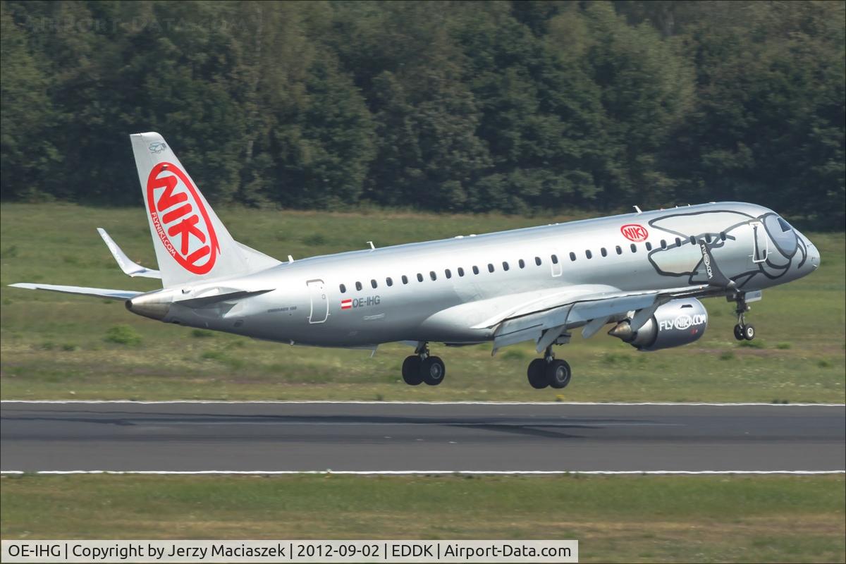 OE-IHG, 2011 Embraer 190LR (ERJ-190-100LR) C/N 19000435, Embraer ERJ 190-100LR