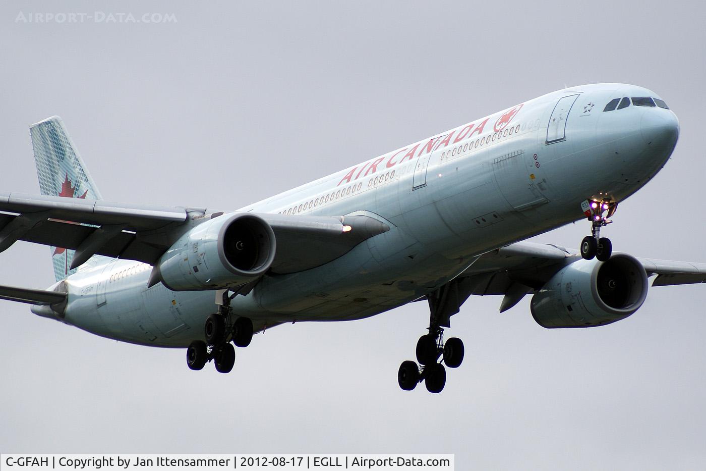 C-GFAH, 1999 Airbus A330-343 C/N 0279, C-GFAH @ EGLL
