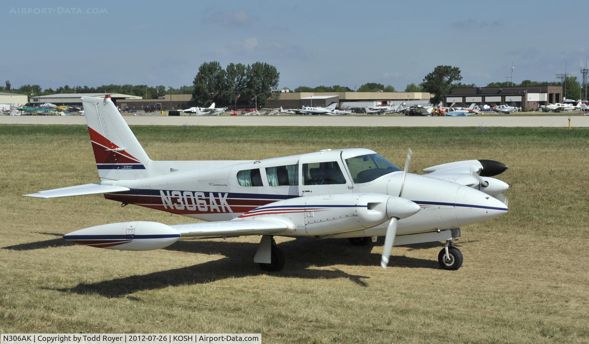N306AK, 1966 Piper PA-30 Twin Comanche Twin Comanche C/N 30-1253, Airventure 2012