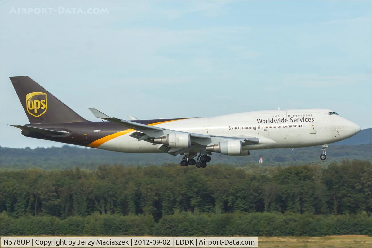 N578UP, 1993 Boeing 747-45EM(BCF) C/N 27154, Boeing 747-45E