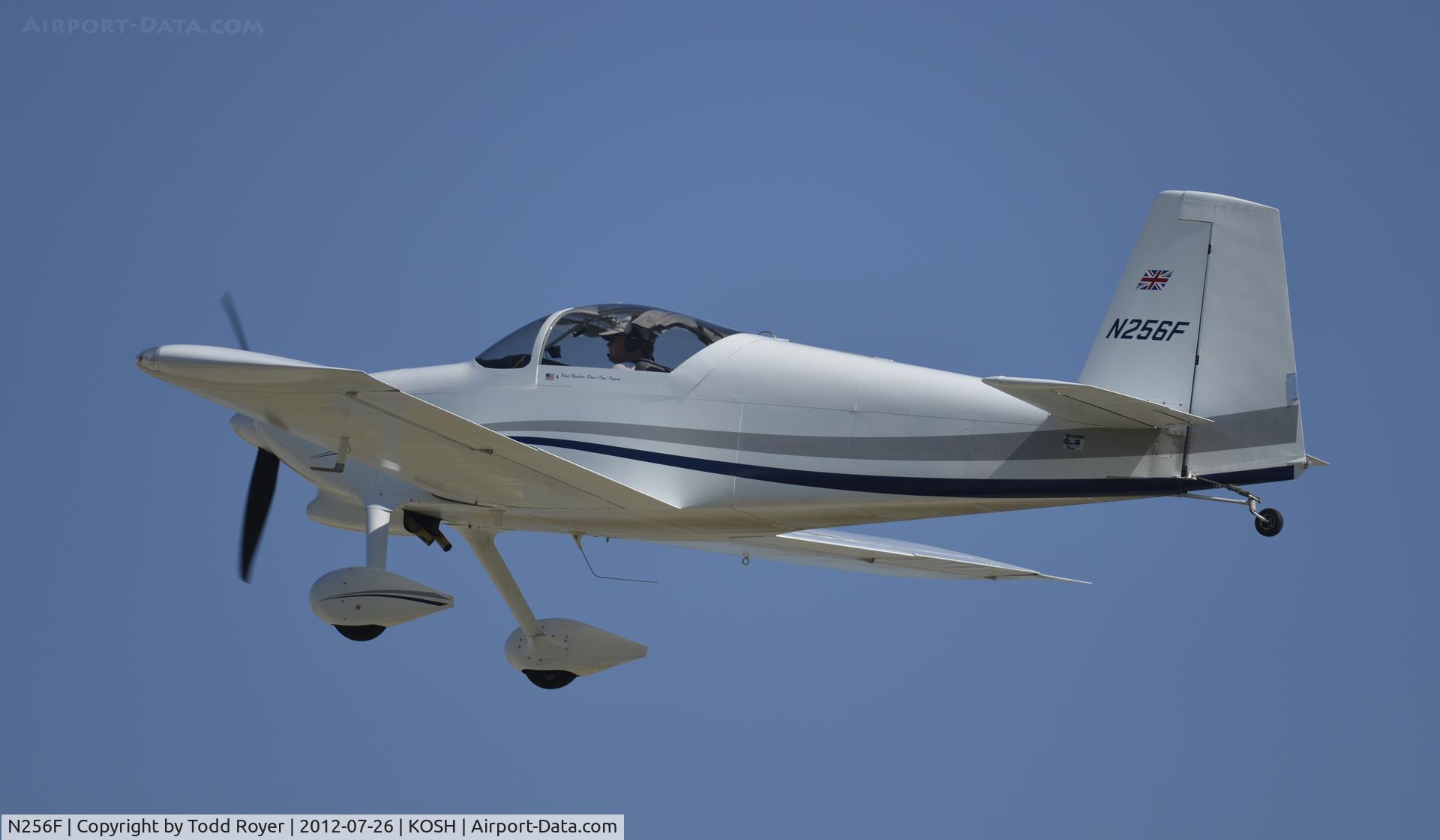 N256F, 2008 Vans RV-7 C/N 001 (N256F), Departing Airventure 2012