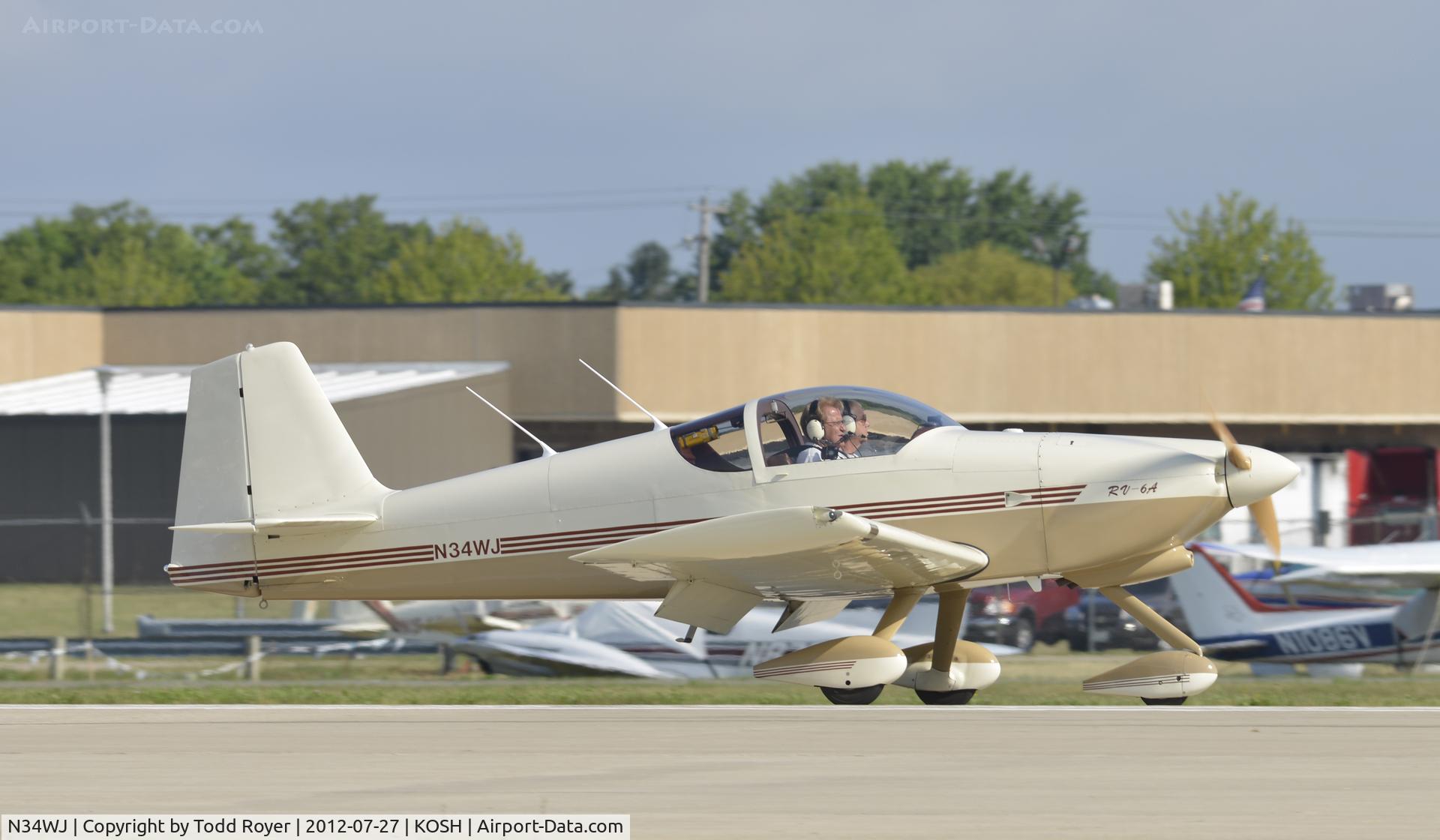 N34WJ, 1994 Vans RV-6A C/N 20493, Airventure 2012