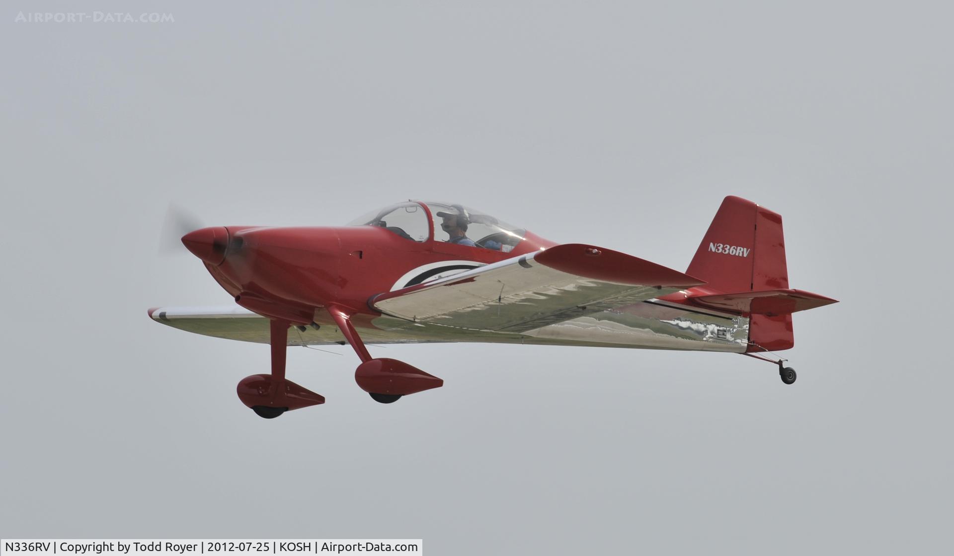 N336RV, 2001 Vans RV-6 C/N 60199, Departing Airventure 2012