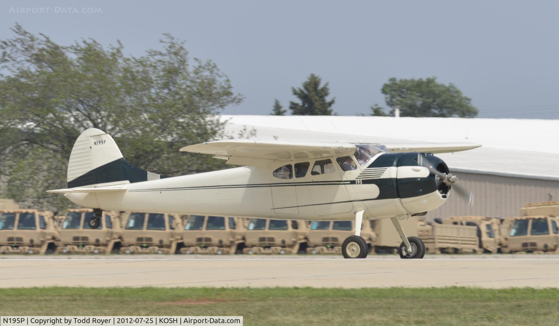 N195P, 1948 Cessna 190 C/N 7218, Airventure 2012