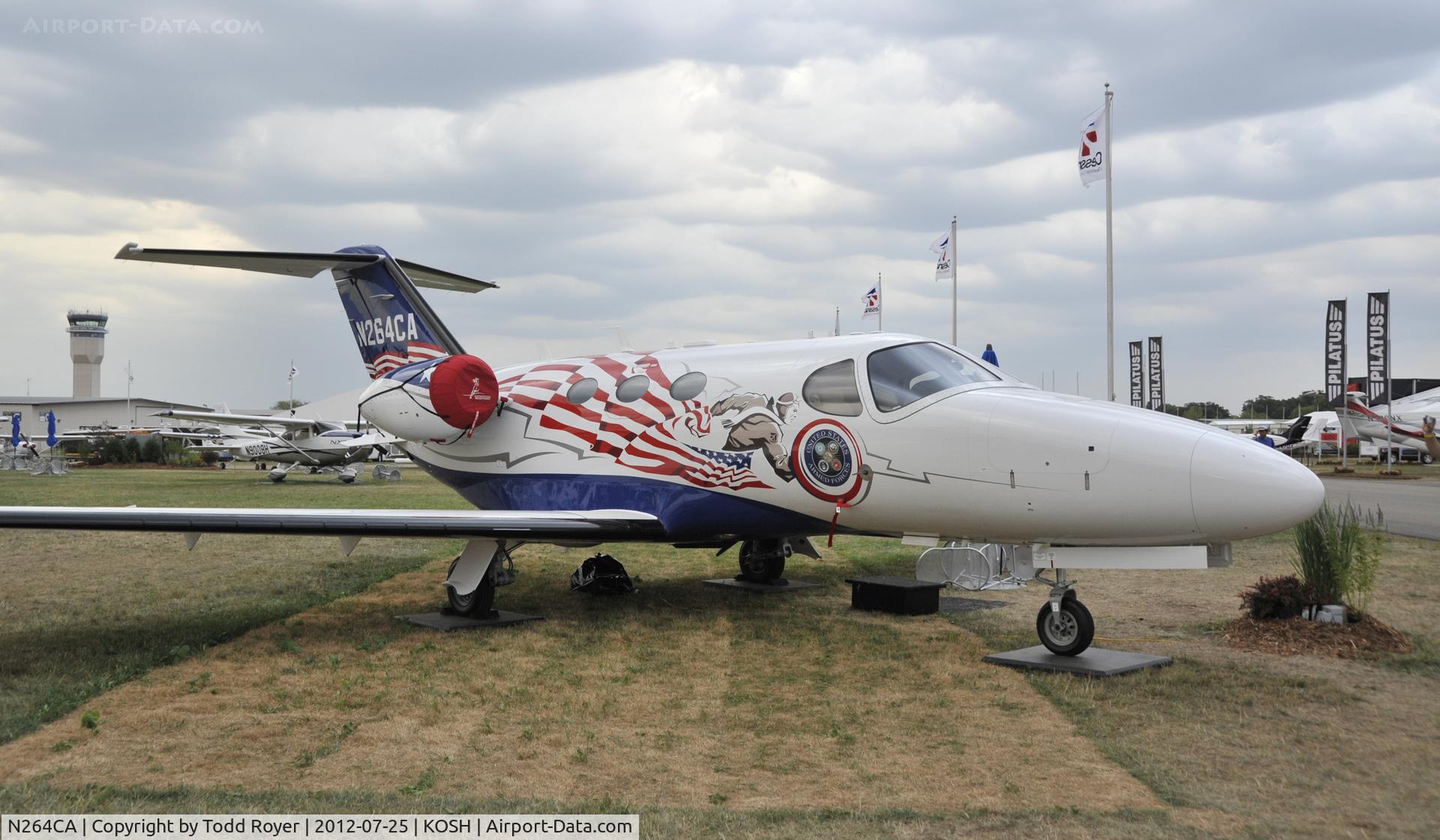N264CA, Cessna 510 Citation Mustang C/N 510-0381, Airventure 2012