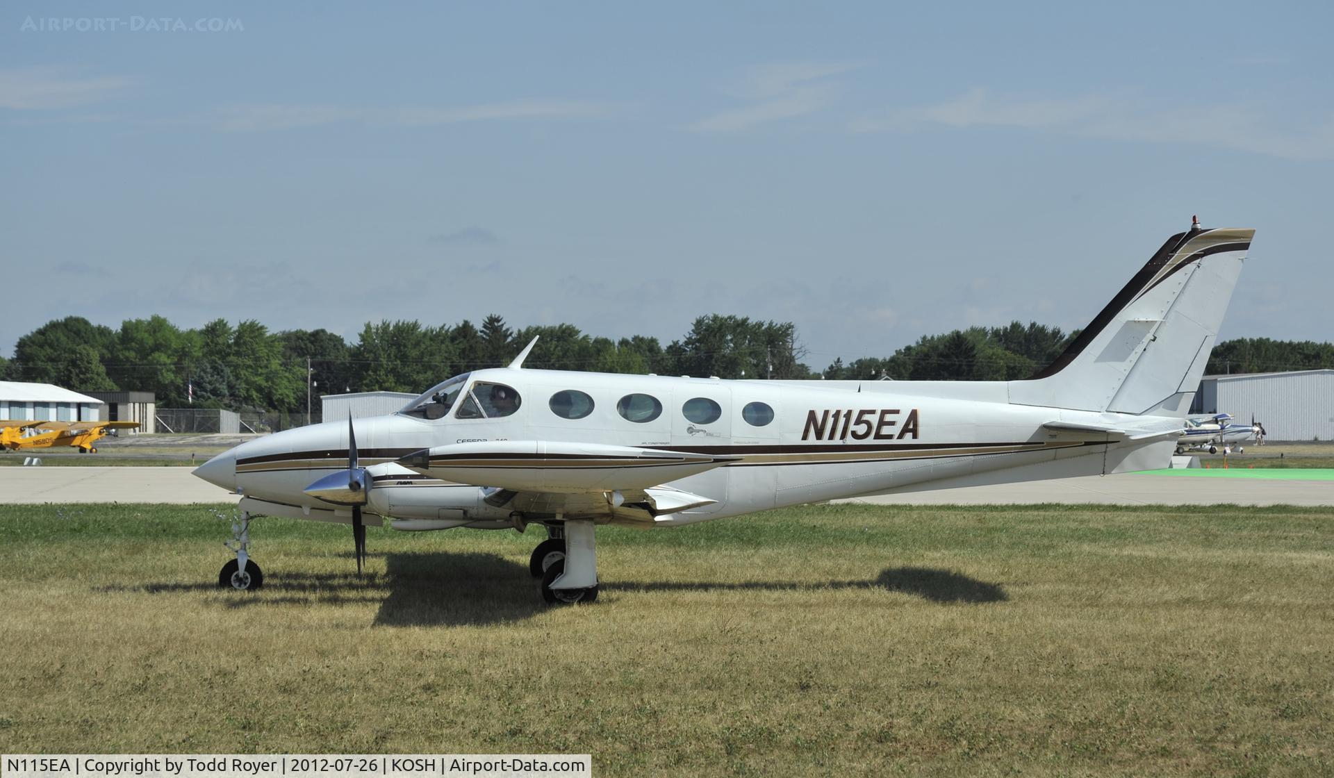 N115EA, Cessna 402C C/N 402C0090, Airventure 2012