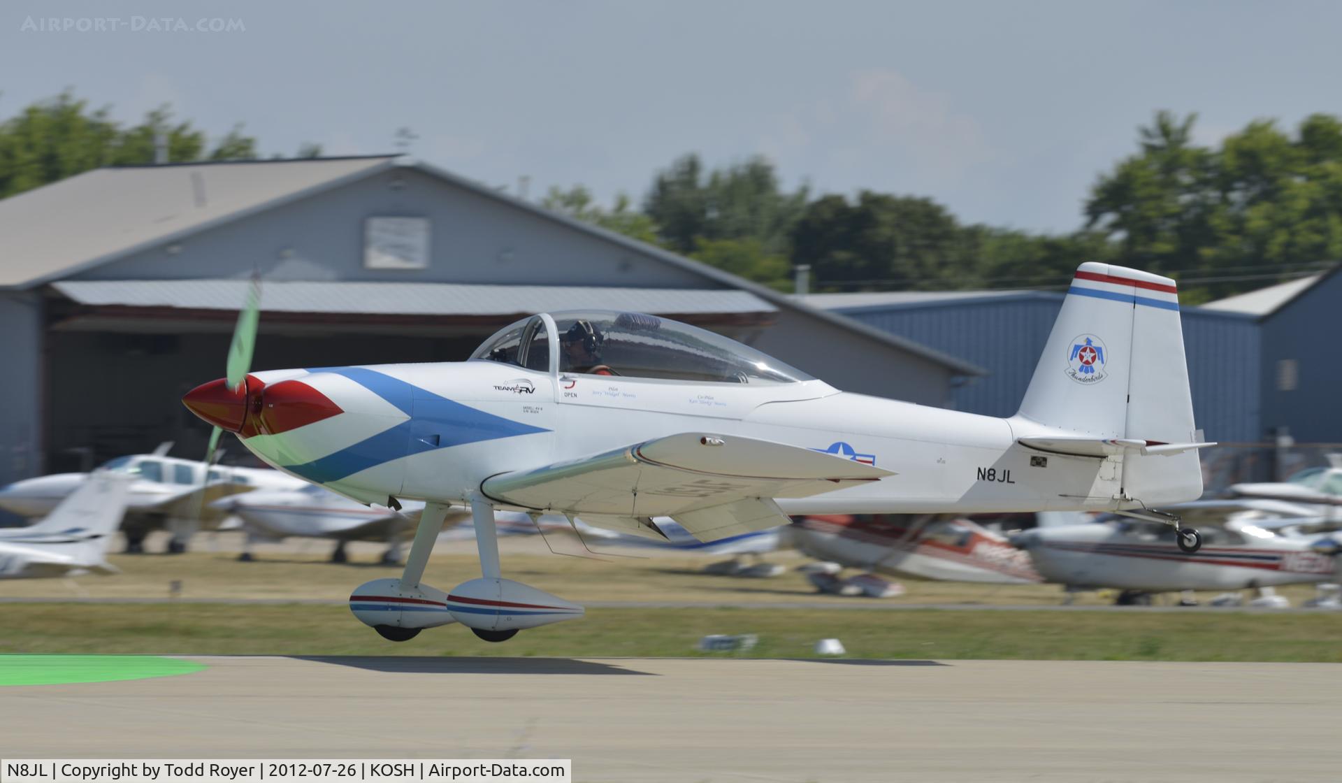 N8JL, 2001 Vans RV-8 C/N 81324, Airventure 2012