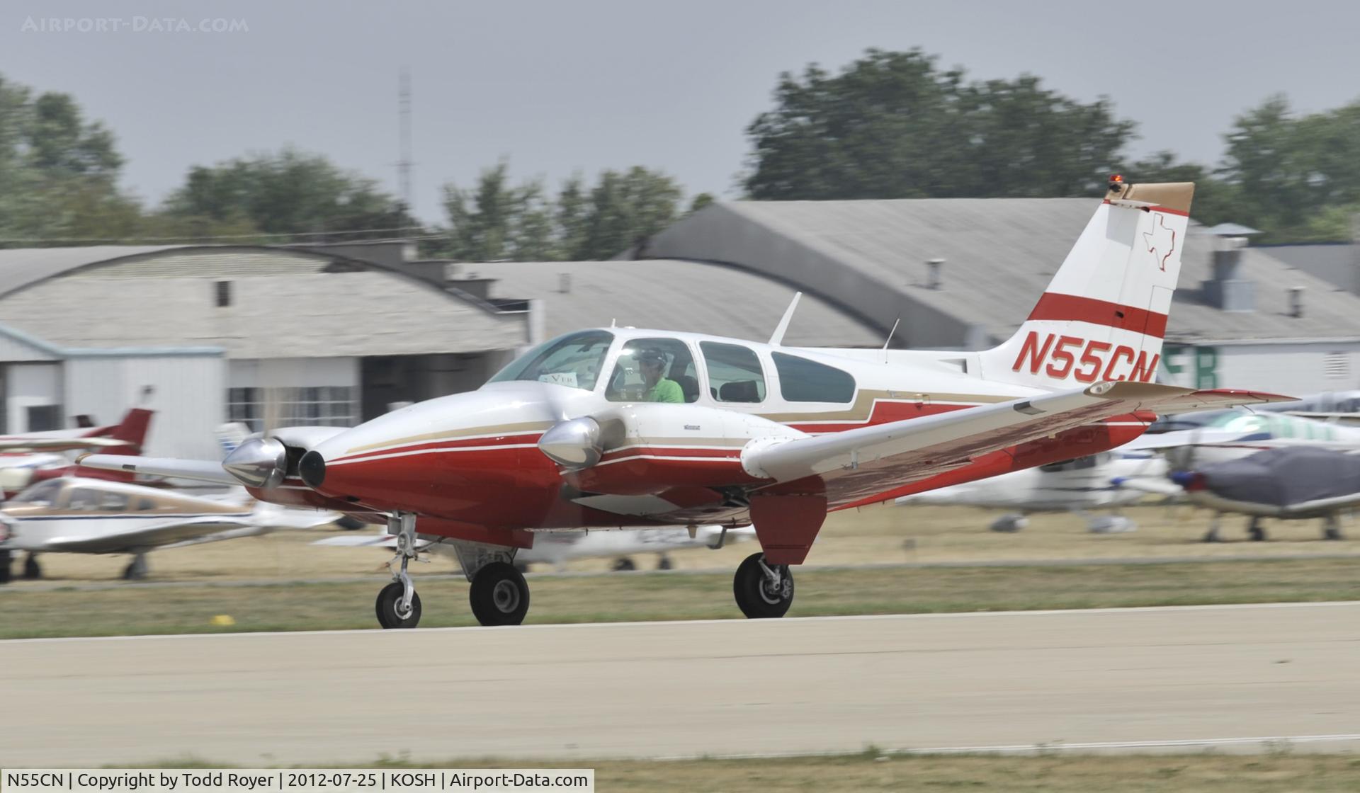 N55CN, 1964 Beech 95-B55 (T42A) Baron C/N TC-601, Airventure 2012